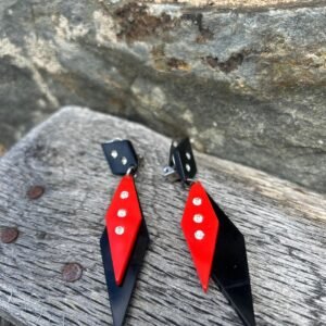 Pendienes clip metacrilato